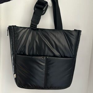 BEIS Black Travel Tote Bag